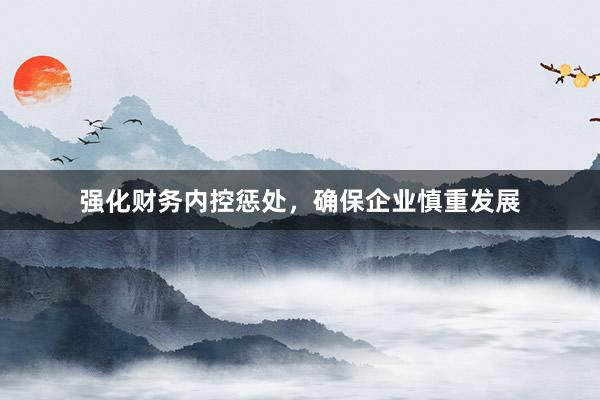 强化财务内控惩处，确保企业慎重发展